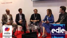 (L-R) Heathrow's Matt Prescott, Mitie Energy's Peter Nisbet, Yellow Octopus Fashion's Jack Ostrowski, AB Sugar's Katharine Teague and edie's Matt Mace